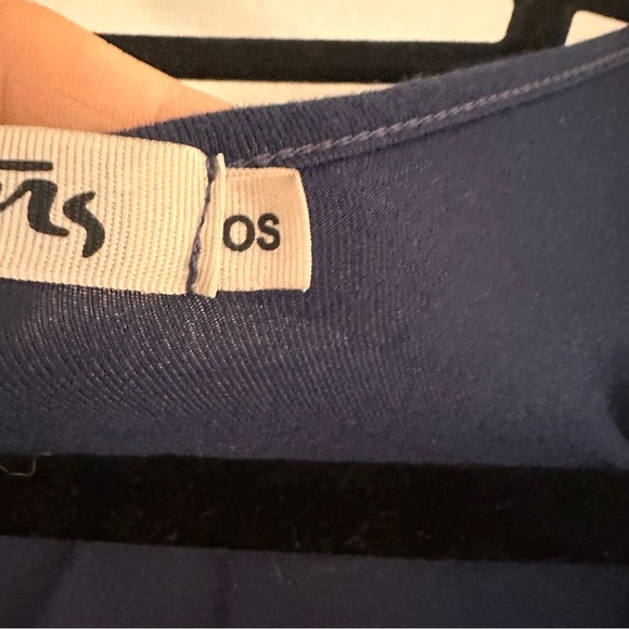 Michael Stars Navy Blue Dolman Sleeve Top OS Stretchy Soft Minimalist Classy Tee - Picture 3 of 7